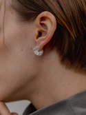 이스트인디고(EASTINDIGO) Fragment pie earrings Silver