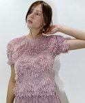 데미지니모닉(DAMAGE MNEMONIC) 퍼 핑크 티셔츠_Fur Pink TS