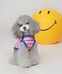 위드토리(WITH TORY) 컬러팝 강아지 민소매 티셔츠 (Pink)