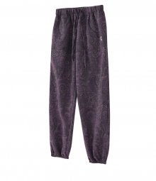 PURPLE JACQUARD LOUNGE PANTS