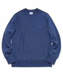 (IVY)580g REVERSE WEAVE HEAVY WEIGHT CREWNECK VINTAGE BLUE