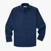 [95130 SIZE] 블루 컴포트핏 모달스판 버튼다운카라 셔츠