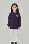 아브드레브(ARBRE DE REVE) UL:KIN X THE SMURFS_SMURF & ULKIN Logo Embroidery Kids Sweatshirts_Violet
