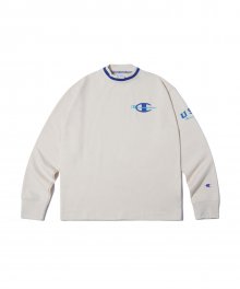 [ASIA] Golf 남성 넥라인포인트 터틀넥 티셔츠 (OFF WHITE) CKTS1F011OW