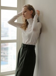 2.79 Shirring knit top (Ivory)