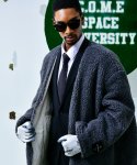 씨오엠이(COME) [UNISEX] Reversible Faux Fur Cardigan Coat (Grey)