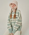 로제프란츠(ROSEFRANTZ) Stripe Wool Knit [Mint]