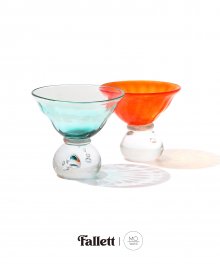 [Fallett X Mowani glass] Art bead bowl (Small)