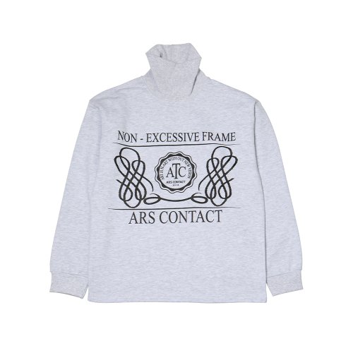 AC NECK SWEAT SHIRTS.GRAY