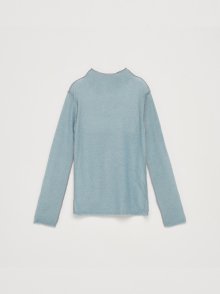 HALF TURTLE NECK KNIT PULLOVER IN MINT