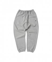 W LOGO SWEAT PANTS (GREY)