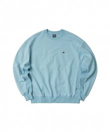 W LOGO SWEATSHIRT (S.BLUE)