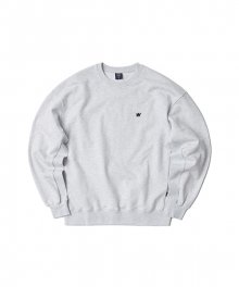 W LOGO SWEATSHIRT (L.GREY)