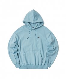 W LOGO HOODIE (S.BLUE)