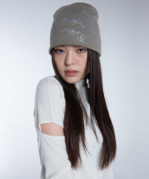 ★関税込★SETUP-EXE★Crystal cubic logo Beanie★ビーニー★ ☆関税込☆SETUP-EXE☆Crystal cubic logo Beanie☆ビーニー