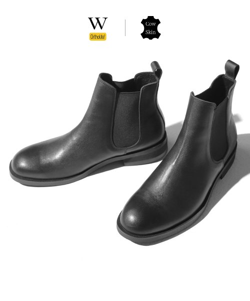 Black leather best sale chelsea booties