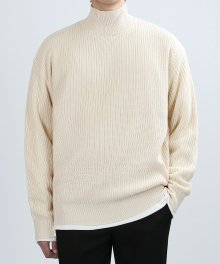 MOCK HACHI NECK KNIT (IVY)