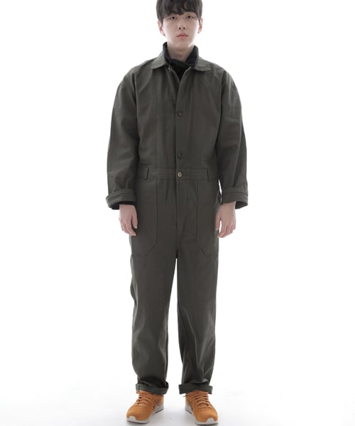 Комбинезон карго на молнии и пуговицах CBZ-505 Khaki
