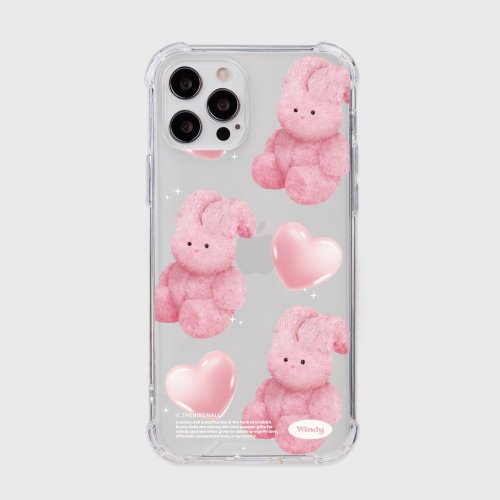 더나인몰(THE NINEMALL) pink heart toy windy [탱크투명 폰케이스] - 14,000 | 무신사 스토어