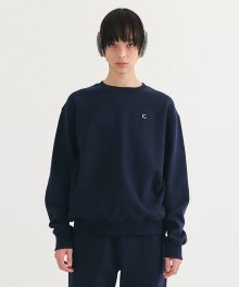 [21Winter] Classic Fleece Sweatshirt_Men (Dark Navy)