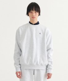 [21Winter] Classic Fleece Sweatshirt_Men (Light Grey)