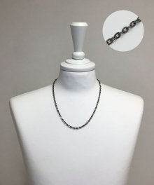 [목걸이][써지컬스틸]F-0210 Necklace Black