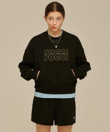 [세트상품] RCRC Double-Rib Pocket Sweatshirt + Shorts [BLACK]