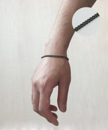 [팔찌][써지컬스틸]S-0110 Bracelet Black