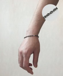 [팔찌][써지컬스틸]F-0210 Bracelet Black