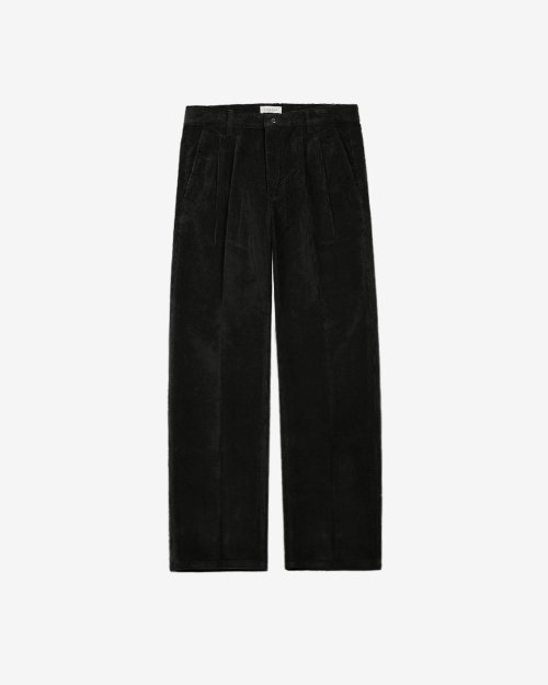 General Admission Midtown Pleated Corduroy Pant - Green | Garmentory