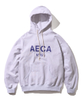 BIG LOGO PULLOVER HOODIE-LIGHT GREY/NAVY