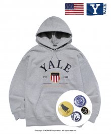 SHIELD LOGO HOODIE GRAY