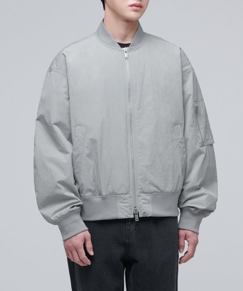 Light gray sale bomber jacket