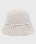 Wool Knit Bucket Hat_Ivory