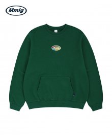 [Mmlg] RIDGE POCKET SWEAT (GRASS GREEN)