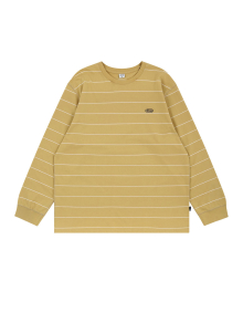 [Mmlg] FINE STRIPE LSV-T (YELLOW)