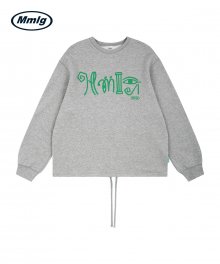 [Mmlg] SIGNS STRING SWEAT (GREY)