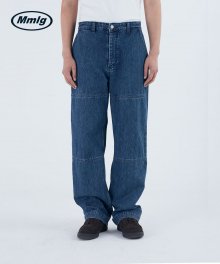 [Mmlg] 22 DENIM CHINO PANTS (WASHED BLUE)