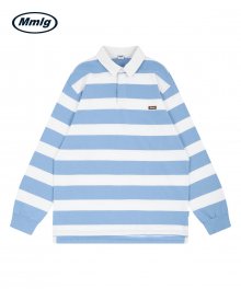 [Mmlg] STANDARD RUGBY SHIRT (BLUE / WHITE)