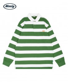 [Mmlg] STANDARD RUGBY SHIRT (GREEN / WHITE)