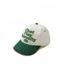 [Mmlg] CPC BALLCAP (IVORY / GREEN)