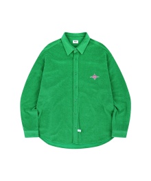 [Mmlg] UNION TERRY SHIRT (SEAWEED GREEN)