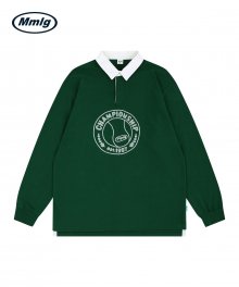 [Mmlg] NOYISIN RUGBY SHIRT (GRASS GREEN)