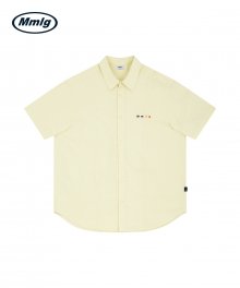 [Mmlg] PANELS OXFORD SHIRT (LEMON YELLOW)