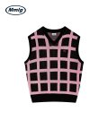 [Mmlg] NET KNIT VEST (BLACK)