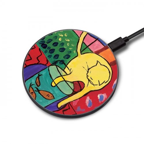 디팍스(dparks) 무선충전패드-앙리마티스 고양이