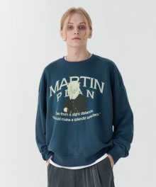 Sweat Shirts Martin lambly - BLUE