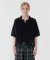 마틴플랜 Rose Half Knit Shirts - BLACK