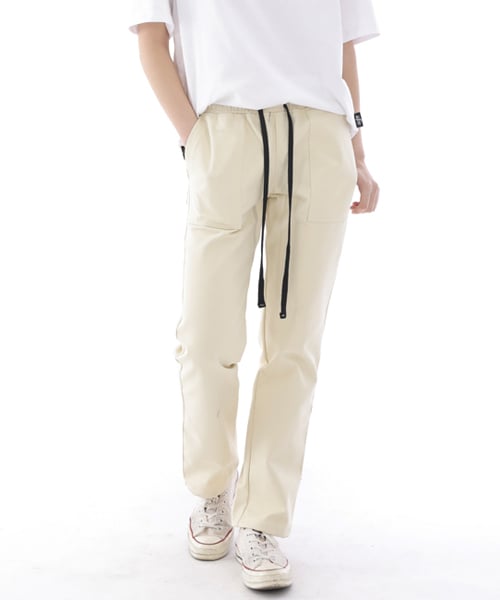 세인트크루(saintcrew) 나이스백 스트레이트 퍼티그팬츠 NSB-320 크림