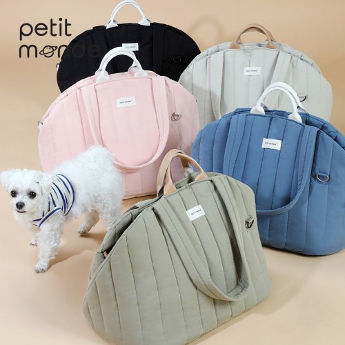 쁘띠몽드(PETIT MONDE) 몽드 투웨이 펫 캐리어 백 M/L 이동가방 강아지 카시트 - 후기 | 무신사